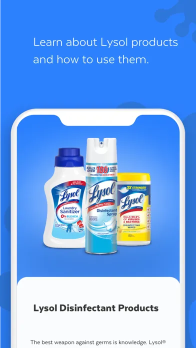 Tangkapan layar Lysol Germ-Cast™