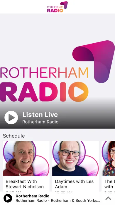 Captures d'écran de Rotherham Radio