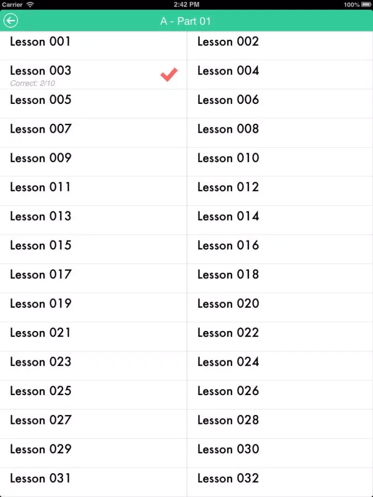 English Test ABC Level iPad 应用截图