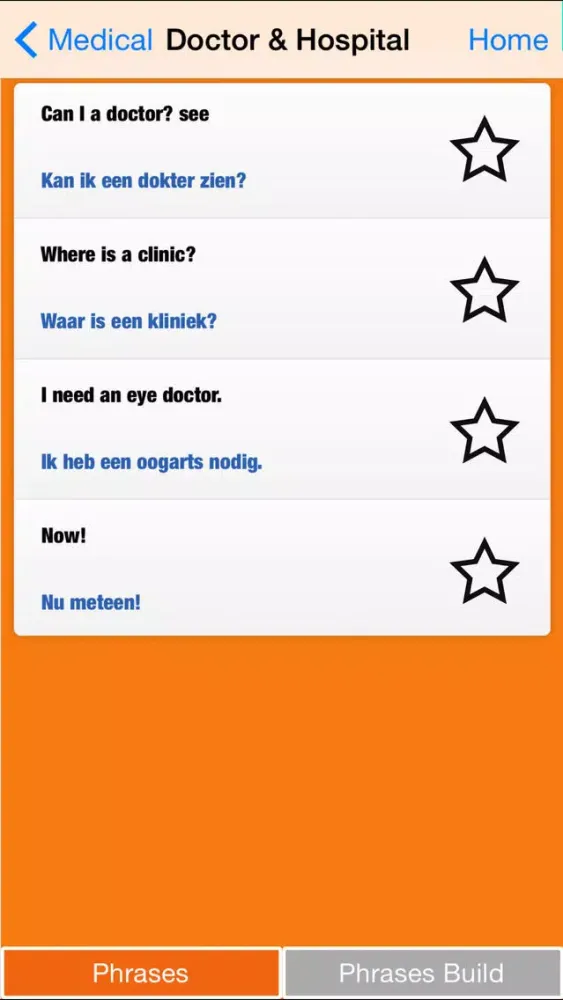 Capturas de tela do Begin Dutch: Survival Phrases