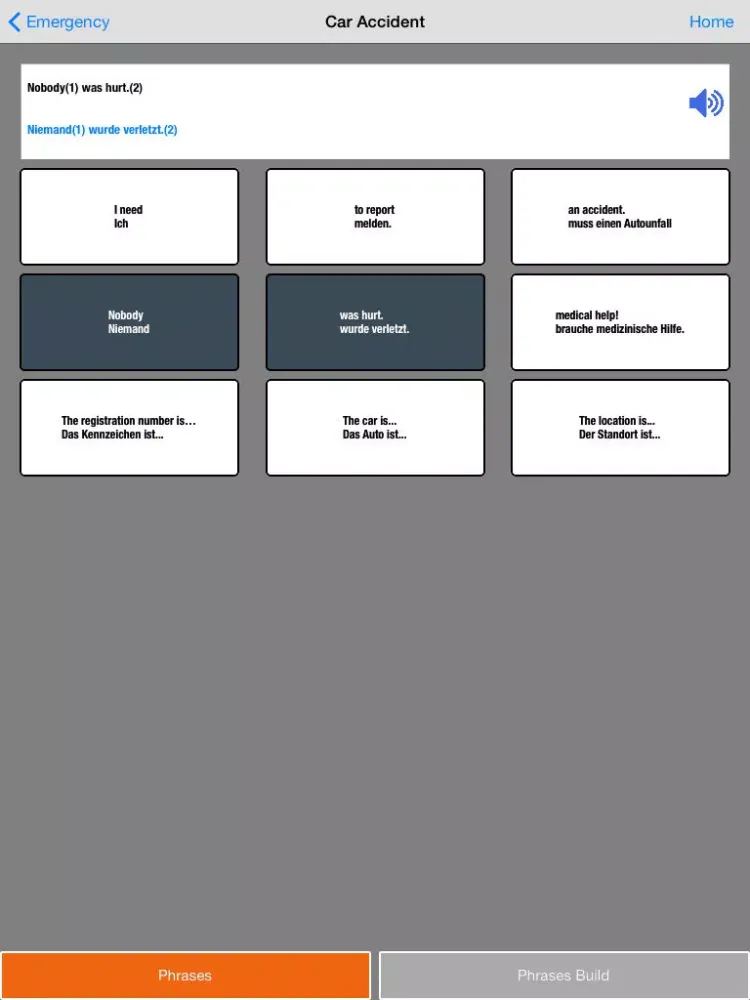 Скриншоты Begin German: Survival Phrases iPad 
