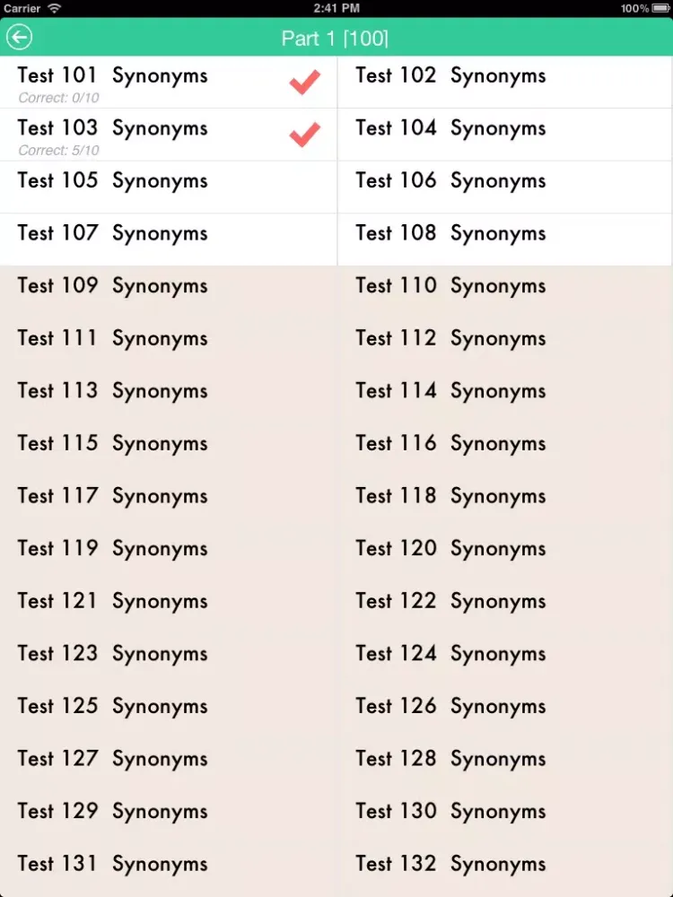 English Test Center iPad  Ekran Görüntüleri