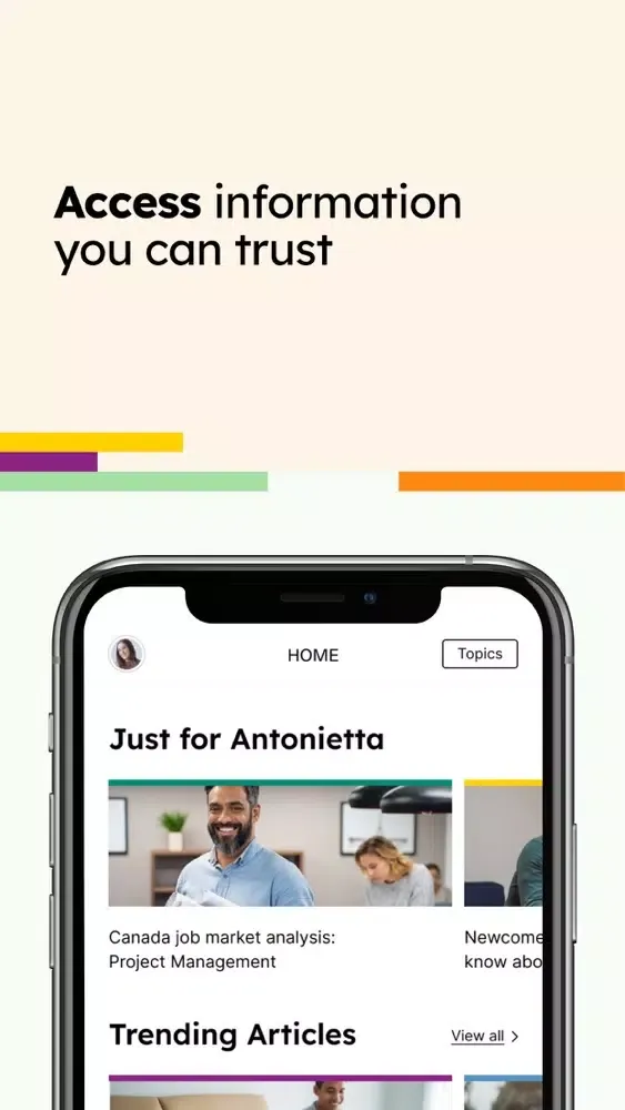 Capturas de tela do Arrive - for newcomers