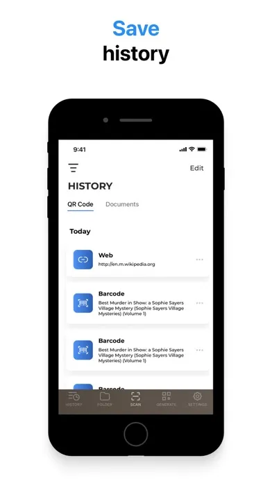 Ảnh chụp màn hình của Qr-Code Scanner & Creator App