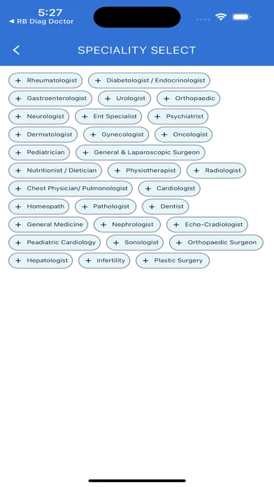 Скриншоты RB Diag Doctor Application