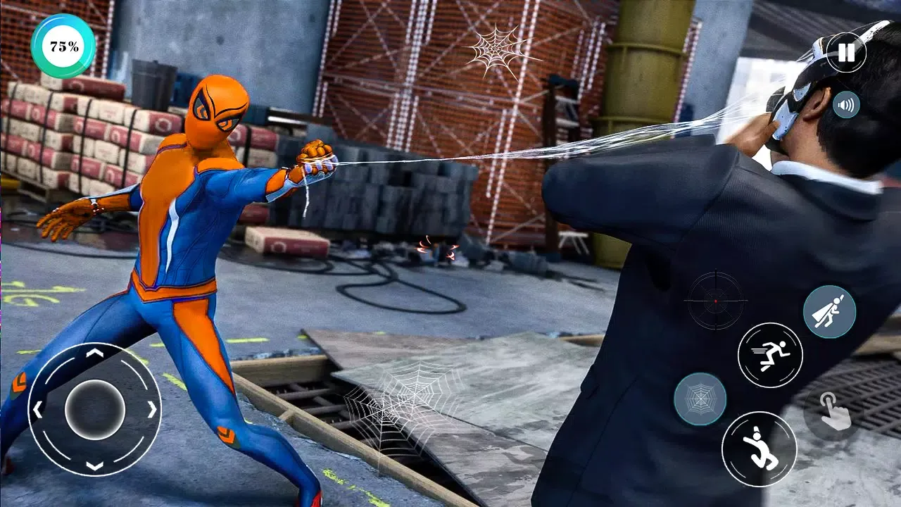Spider Rope Hero Rescue Game3D سکرین شاٹس