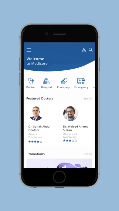 Captures d'écran de Medicore - Find best doctors