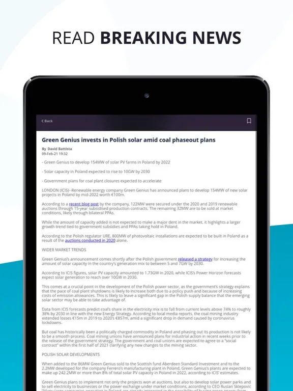 ICIS iPad  স্ক্রিনশট