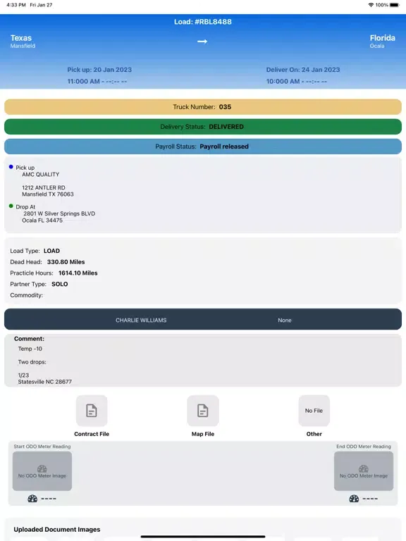 Royal Bengal Logistics - RBL iPad  Screenshots