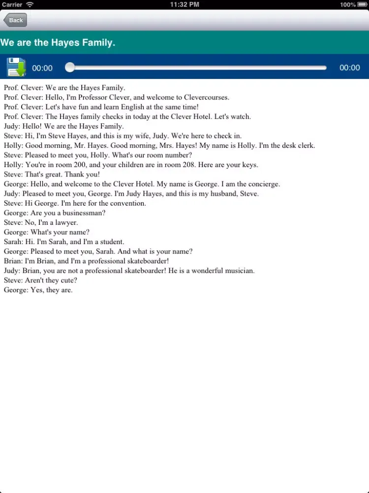 Learn English: Clever English iPad  Screenshots