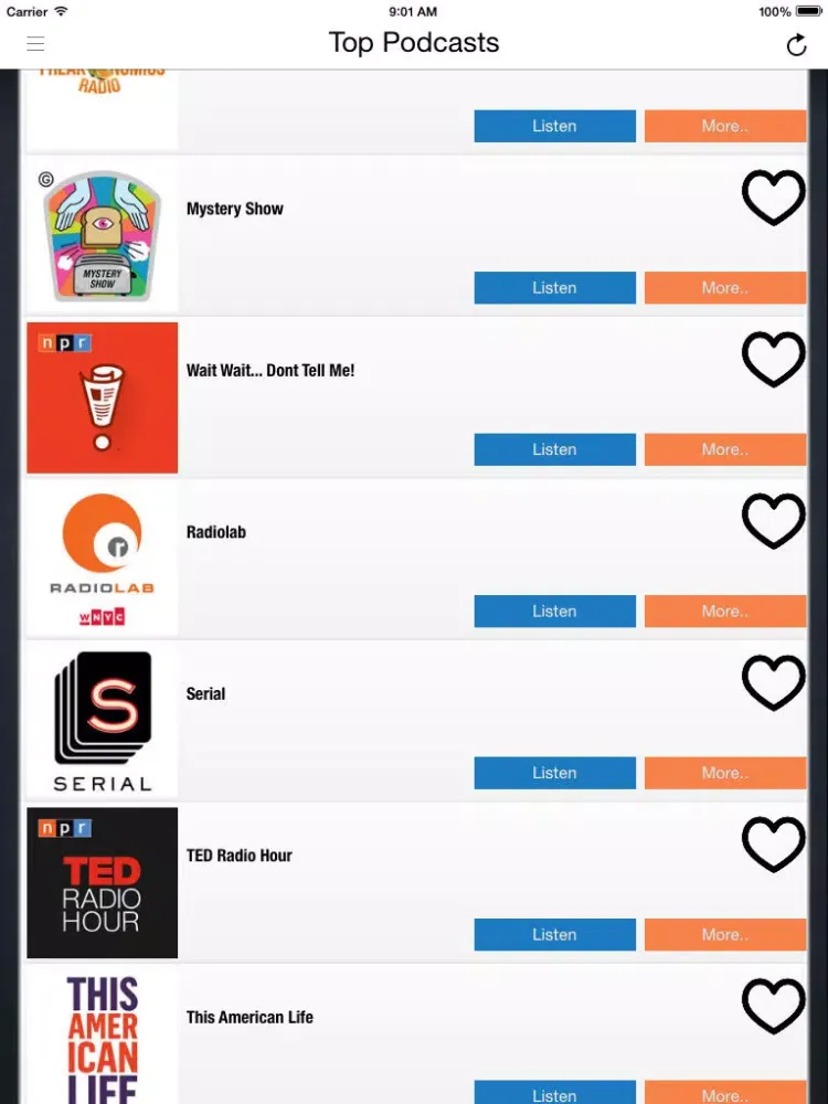 Top English Podcast iPad  Screenshots