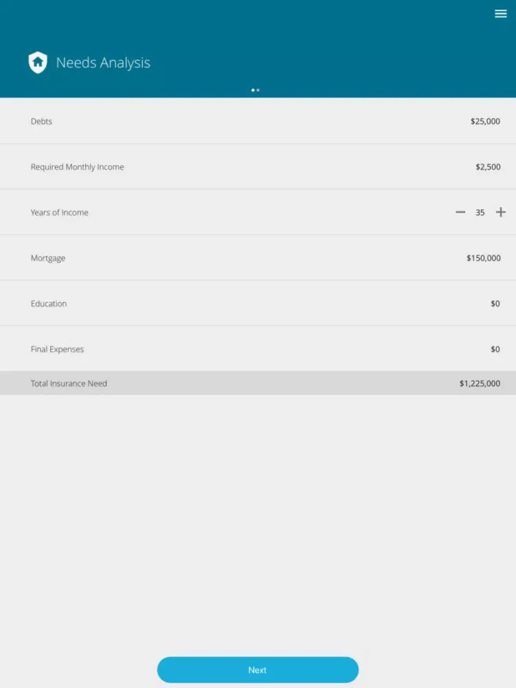 Скриншоты Rohrer Term Life Quotes iPad 