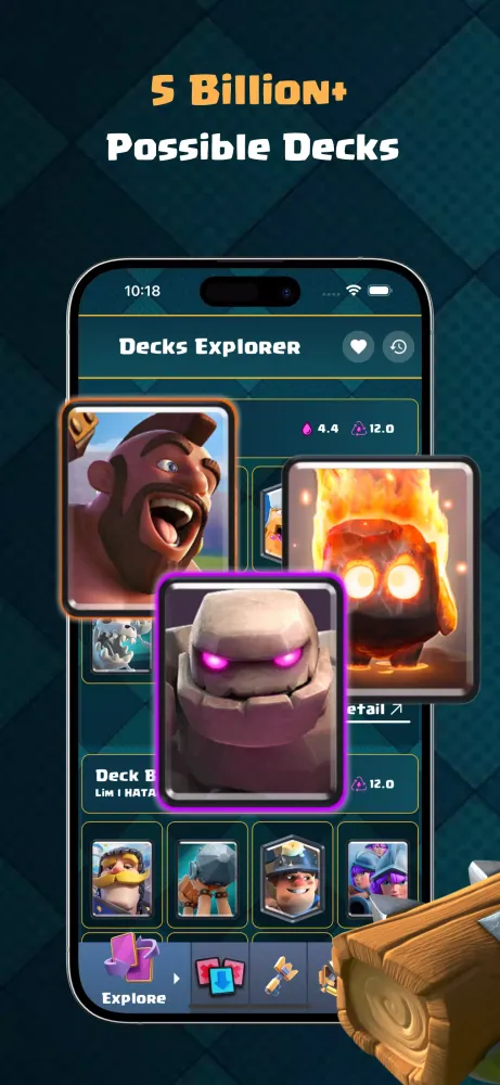 Tangkapan skrin Royale Decks for Clash Royale