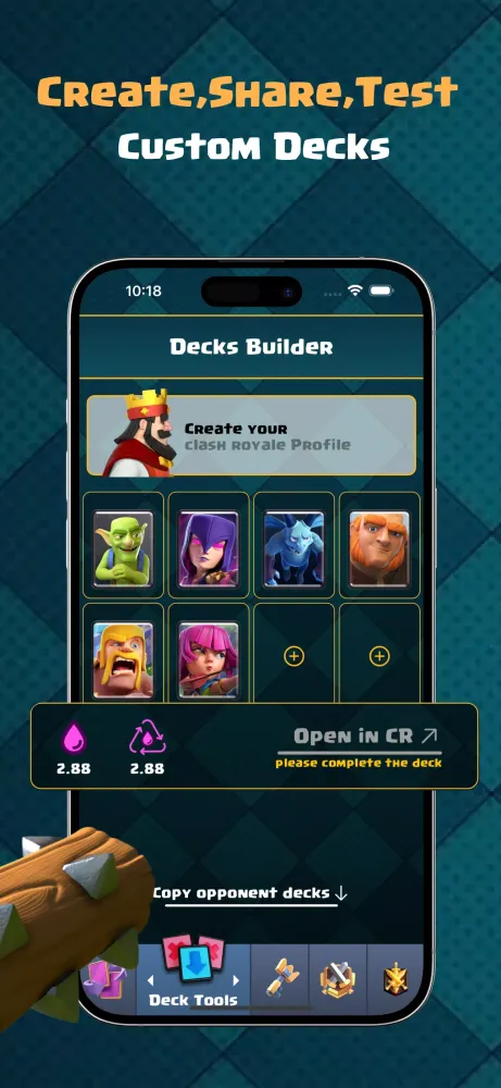 Tangkapan skrin Royale Decks for Clash Royale
