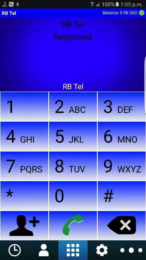 RB Tel Dialer Ekran Görüntüleri