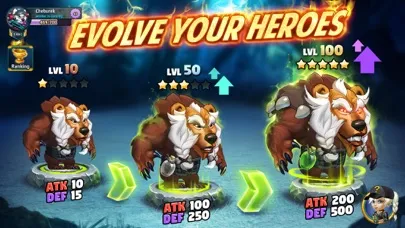 Capturas de tela do Battle Arena: Crush 'Em & Raid