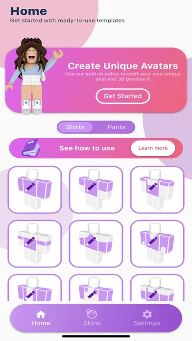 Ảnh chụp màn hình của Skins For Roblox - Girls Skins