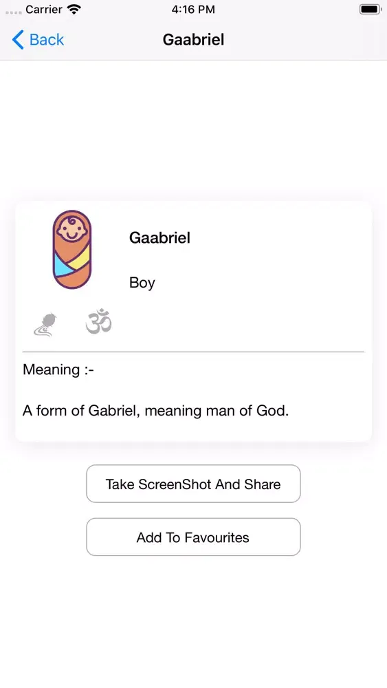 Скриншоты Fun Indian Baby Names