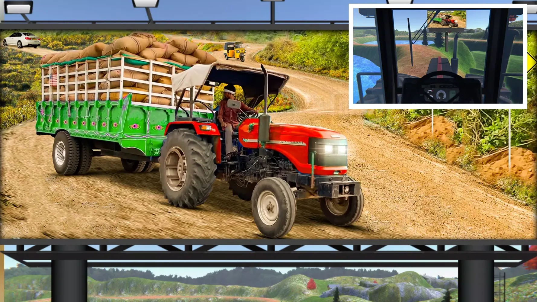 Farming Tractor Trolley Sim 3D سکرین شاٹس