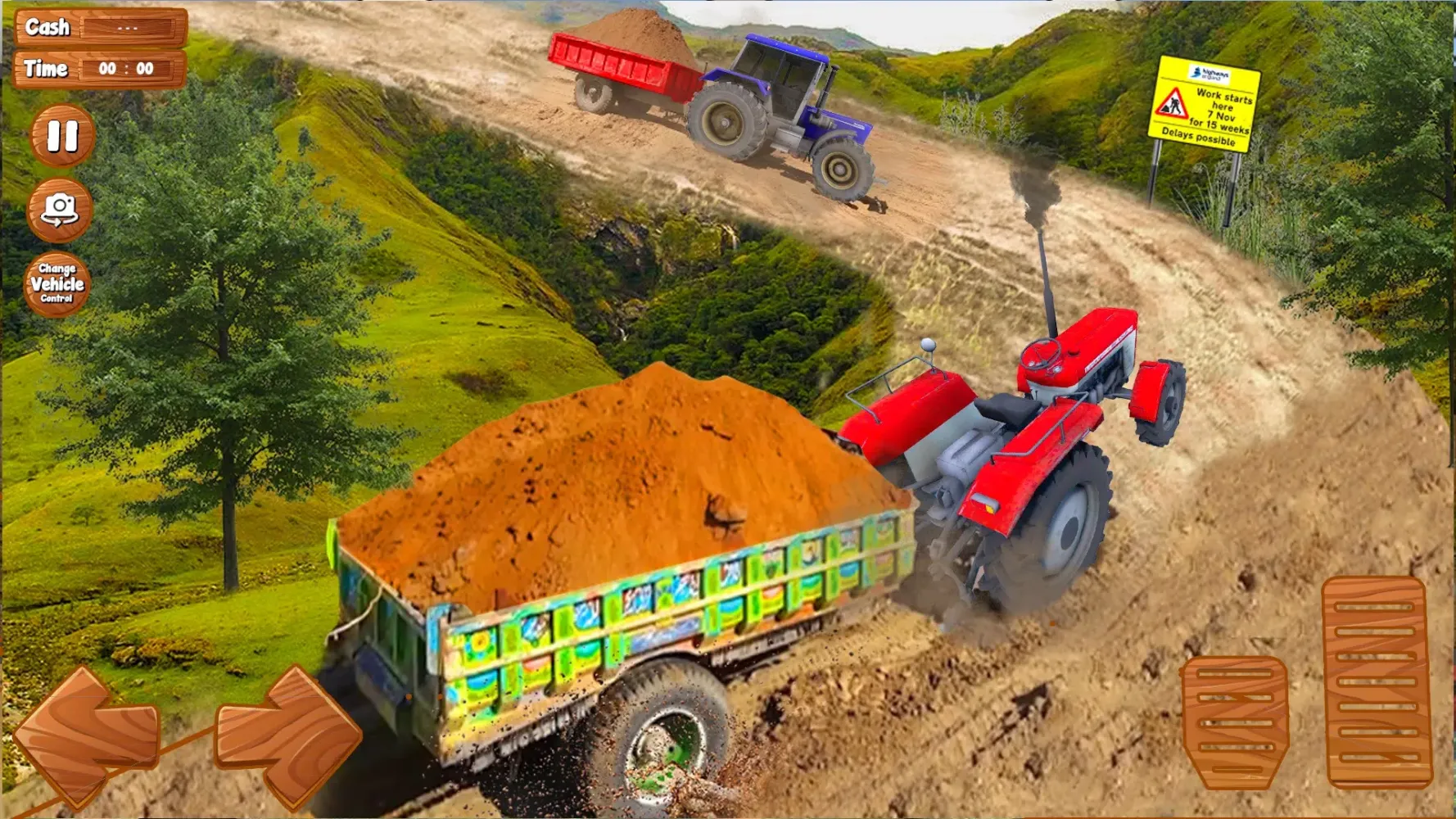 Farming Tractor Trolley Sim 3D سکرین شاٹس