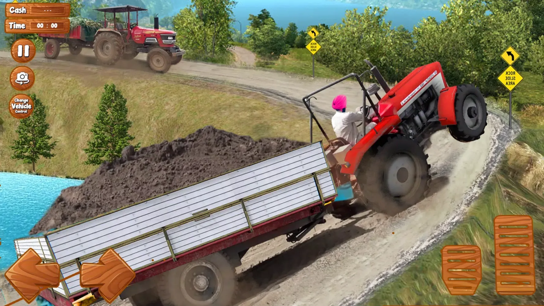 Farming Tractor Trolley Sim 3D سکرین شاٹس