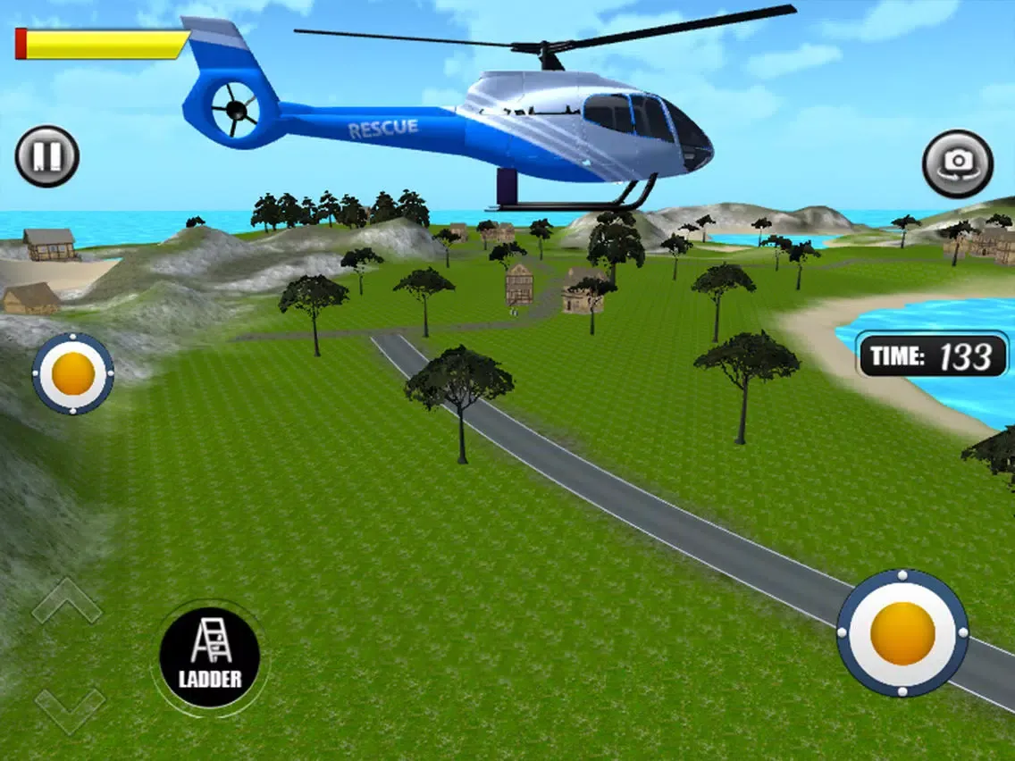 Captures d'écran de RC Helicopter Rescue Simulator iPad 