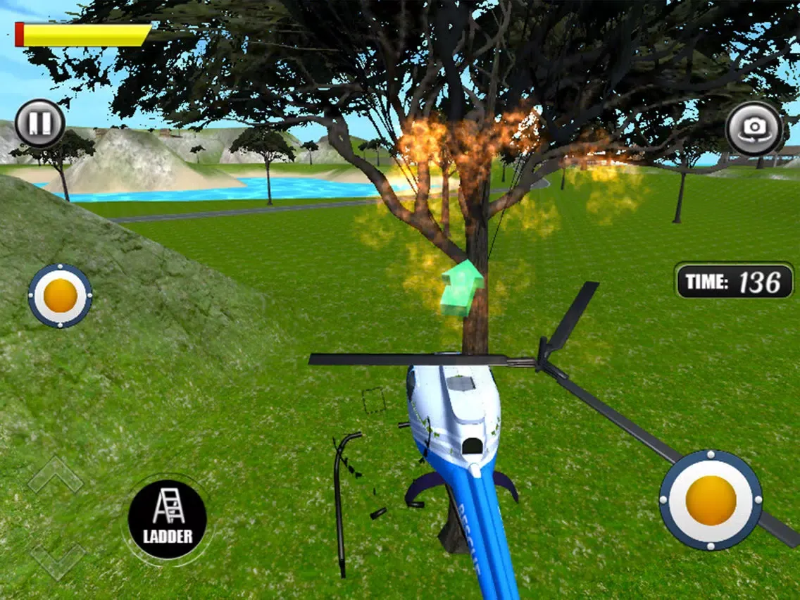 Captures d'écran de RC Helicopter Rescue Simulator iPad 
