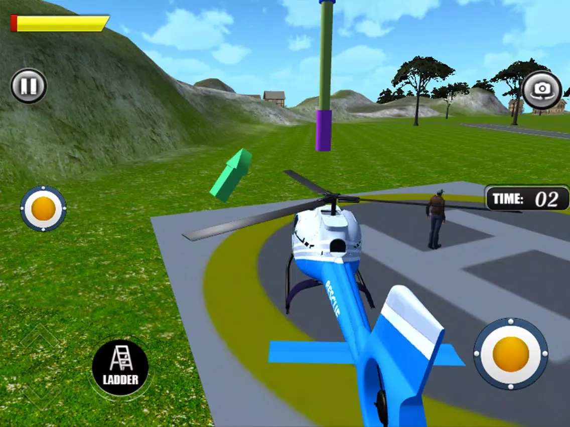 Captures d'écran de RC Helicopter Rescue Simulator iPad 