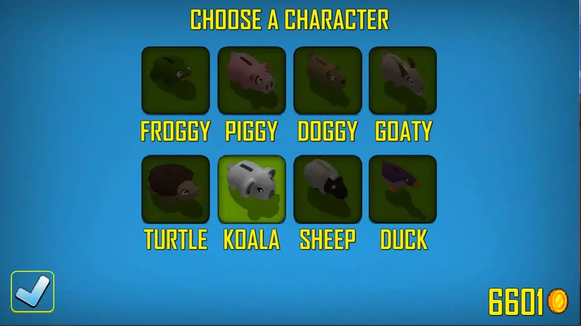 Capturas de pantalla de Animal Crosses The Road - Endless Arcade Hopper