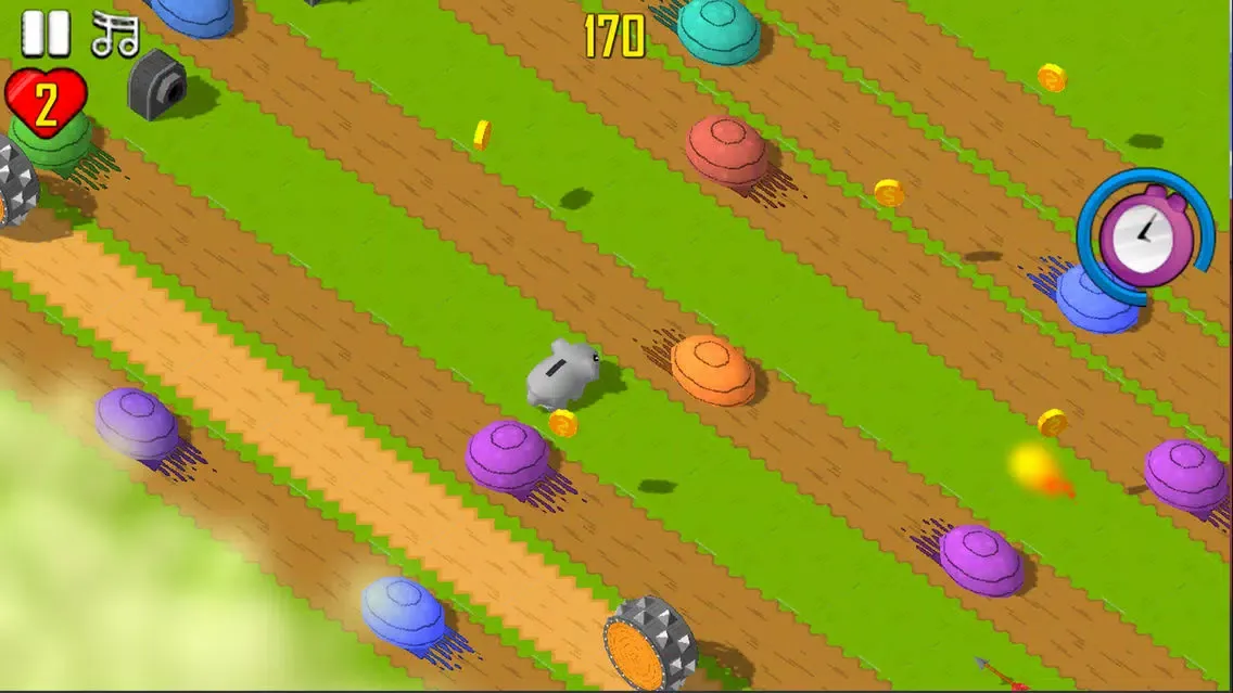 Capturas de pantalla de Animal Crosses The Road - Endless Arcade Hopper