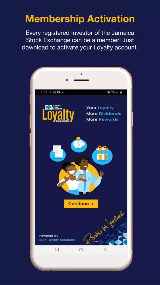 JSE Loyalty-Member App Screenshots