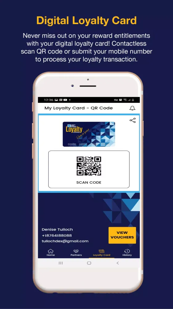 JSE Loyalty-Member App Screenshots
