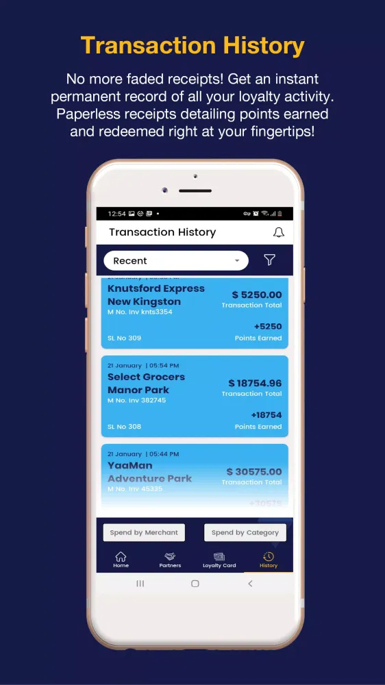 JSE Loyalty-Member App Screenshots