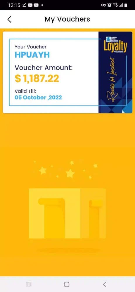 JSE Loyalty-Member App Screenshots