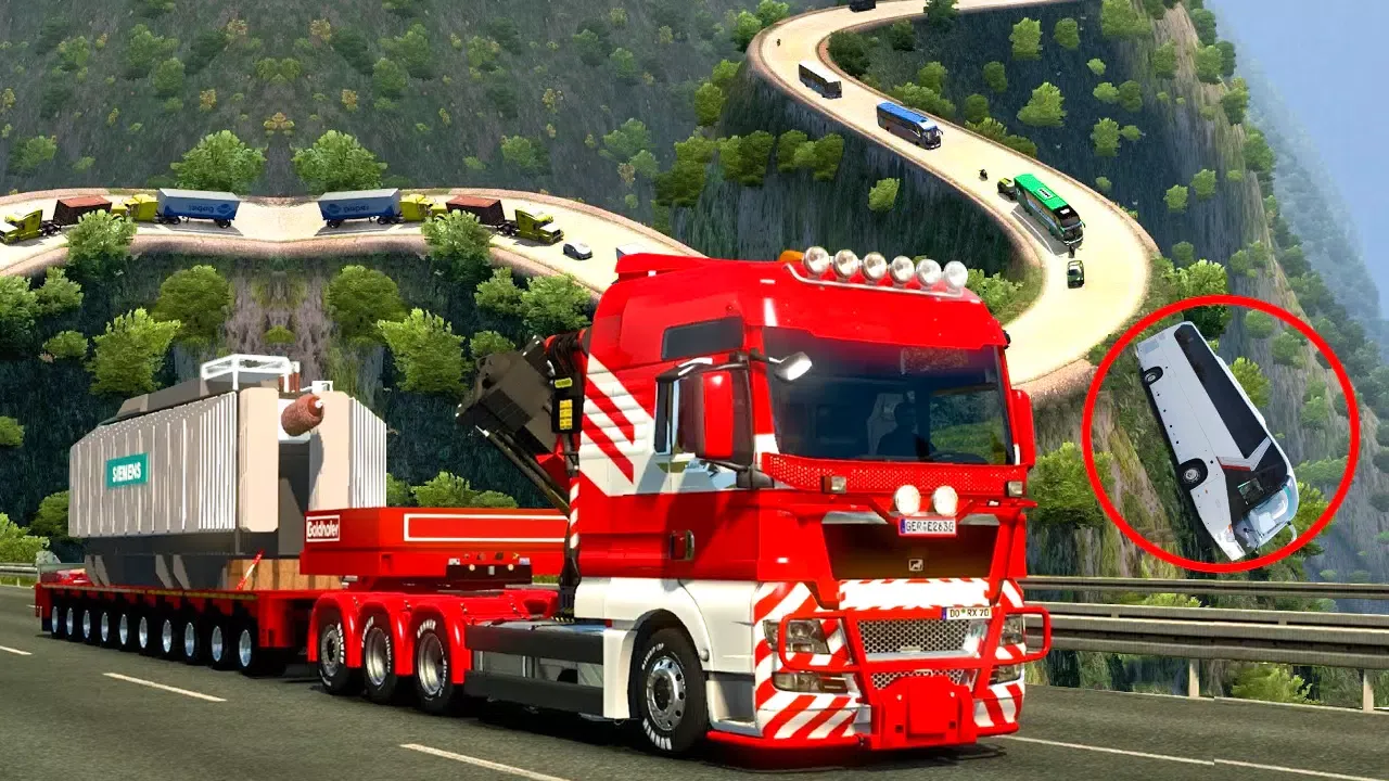 Tangkapan skrin Truck Simulator :Euro 3D Truck