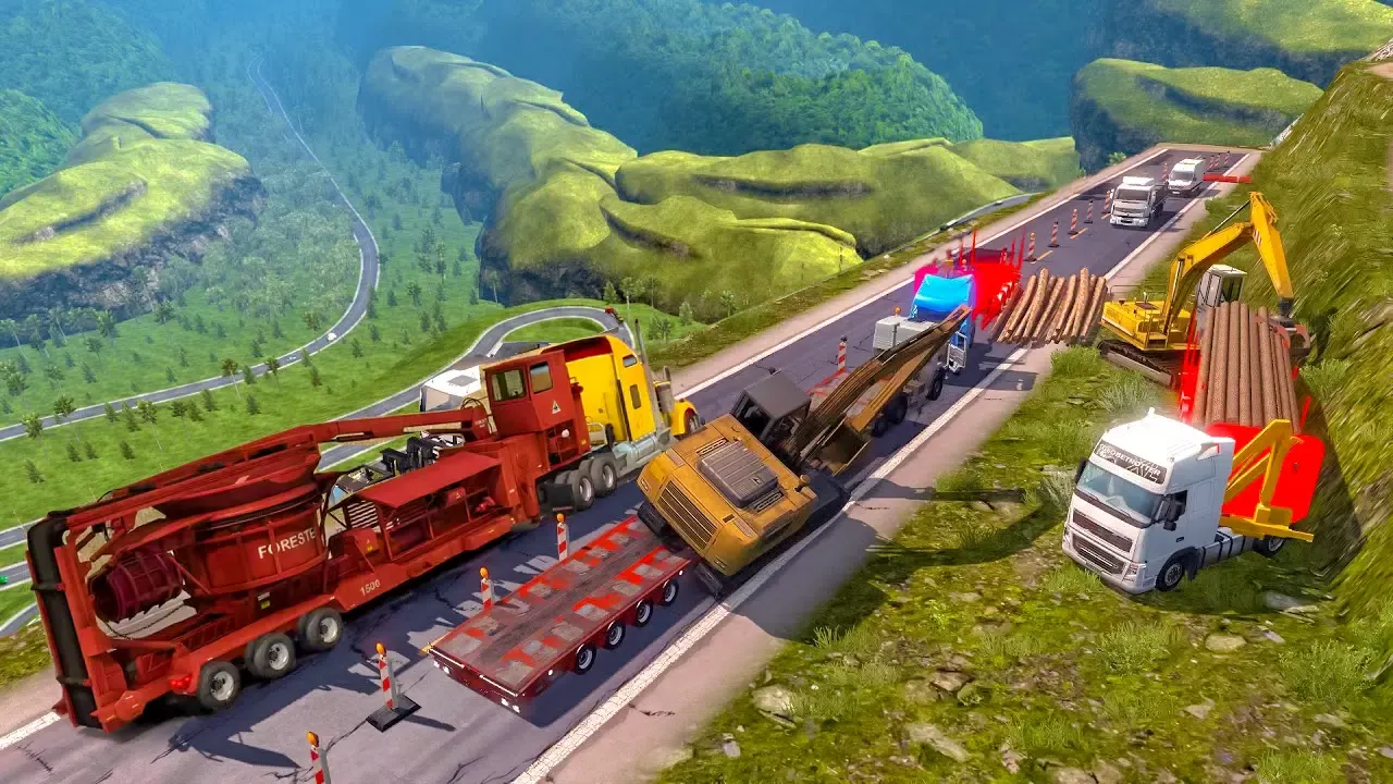 Tangkapan skrin Truck Simulator :Euro 3D Truck