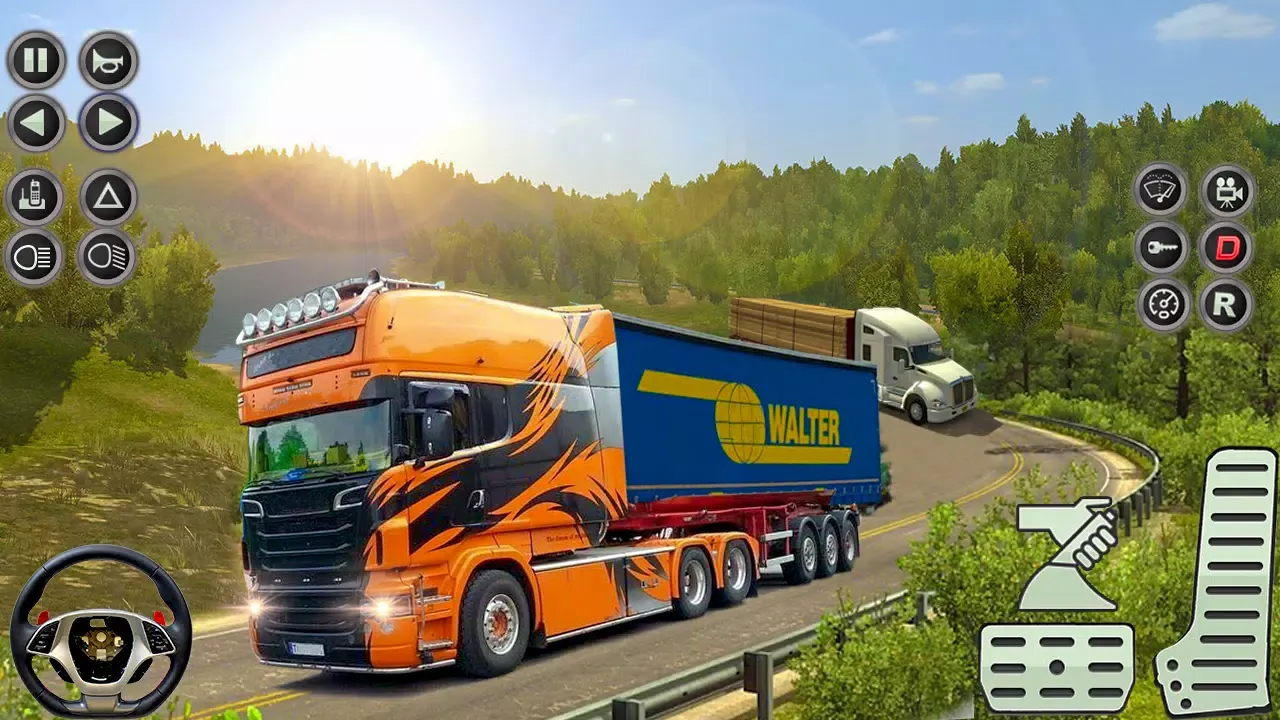 Tangkapan skrin Truck Simulator :Euro 3D Truck