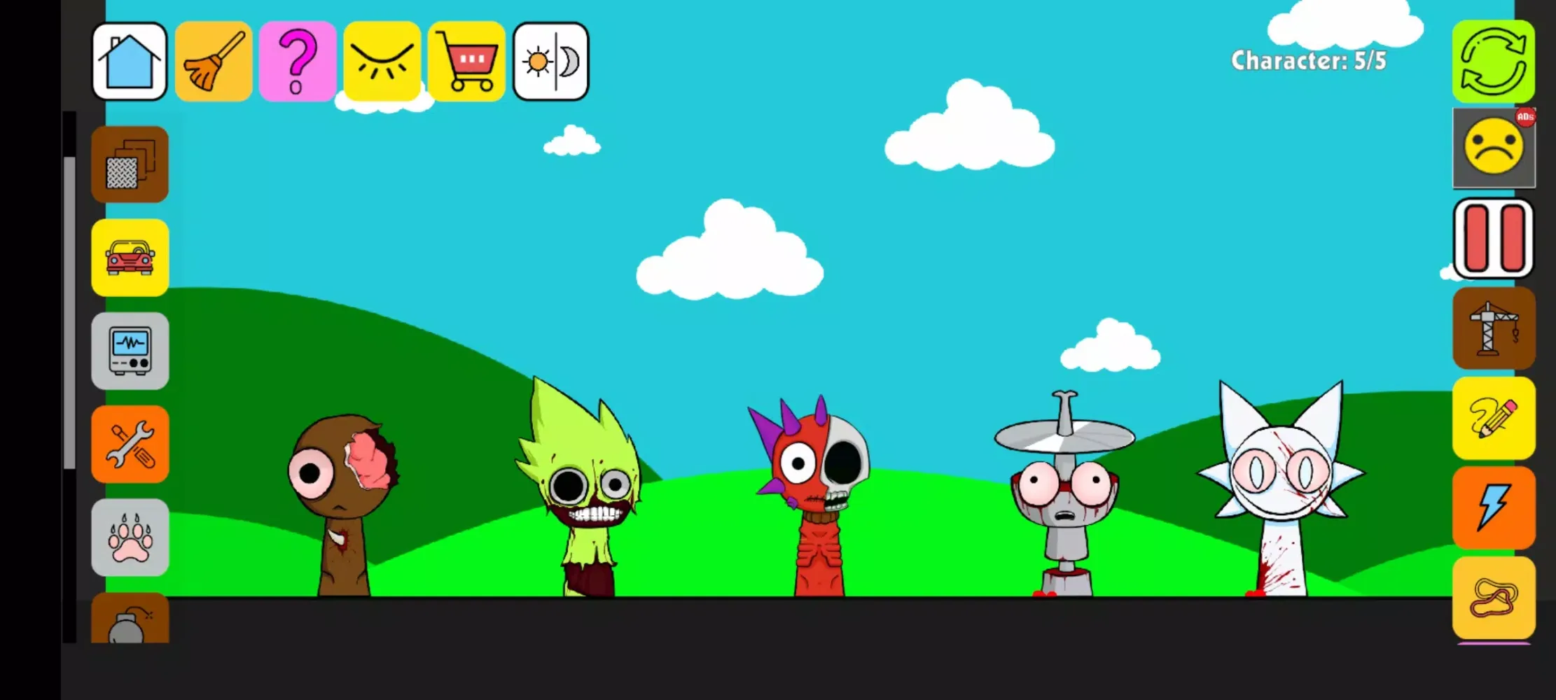 صور Ragdoll Sandbox: Sprunki