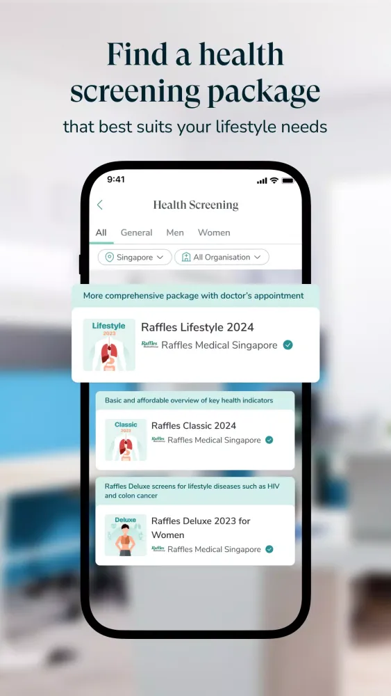 Capturas de pantalla de Raffles Connect