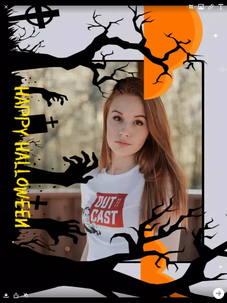 Capturas de pantalla de Halloween Photo Frame Creator iPad 