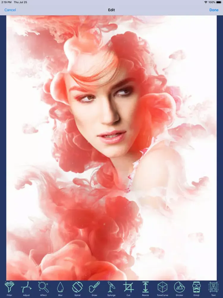 ภาพหน้าจอของ Power Pics Photo Editor iPad 