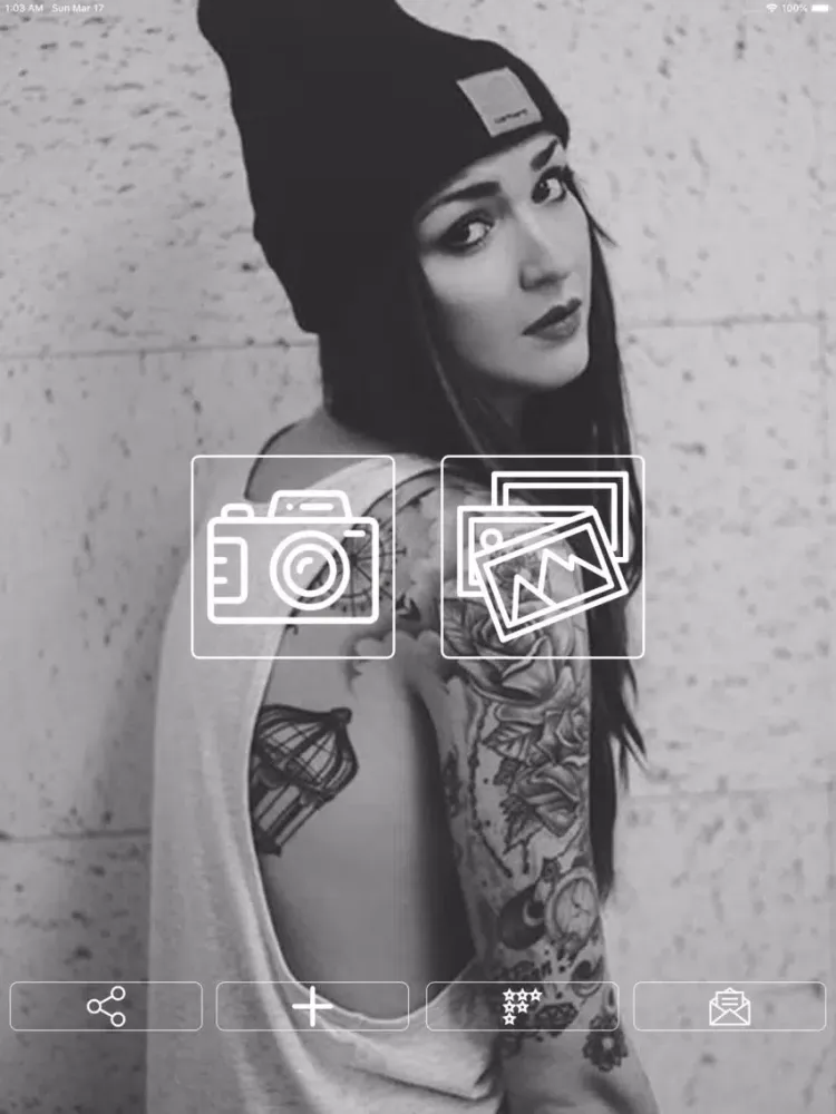 صور Tattoo on your photo iPad 