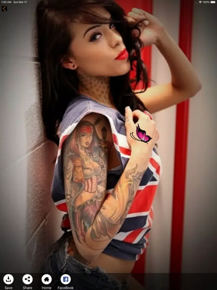 صور Tattoo on your photo iPad 