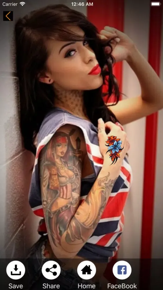 صور Tattoo on your photo