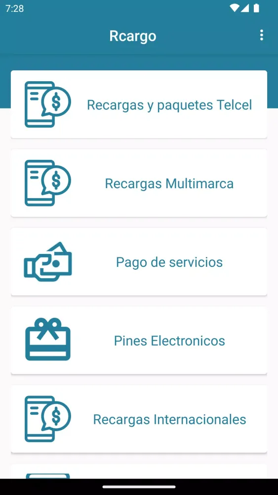 Recargas Rcargo Screenshots