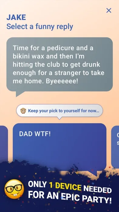 Screenshot di Who Dis? - Party Text Feud!