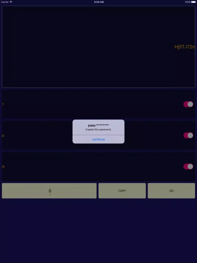 Password Maker （create automation） iPad  스크린샷