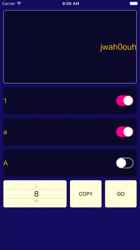 Password Maker （create automation） 스크린샷