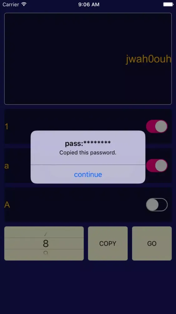 Password Maker （create automation） 스크린샷