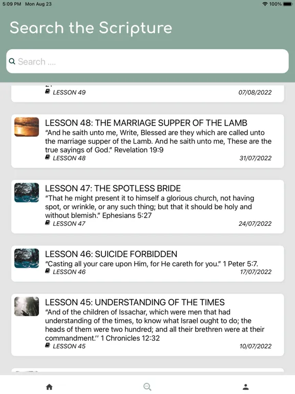 صور RCCG - Sunday School Manual iPad 
